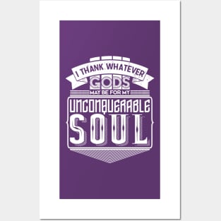Invictus Unconquerable Soul Posters and Art